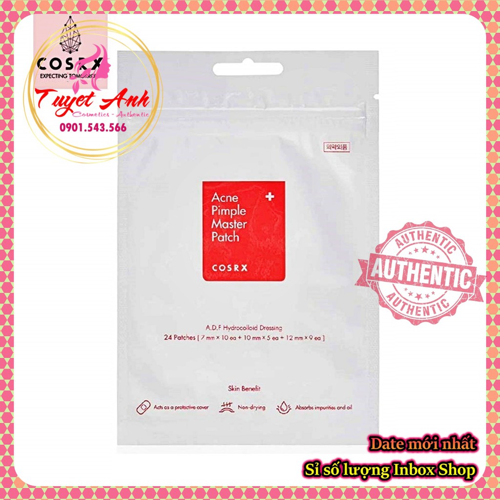 [Sẵn-Auth] Miếng Dán Mụn_Corsx, Acne_Pimple_Master_Patch_Cosrx