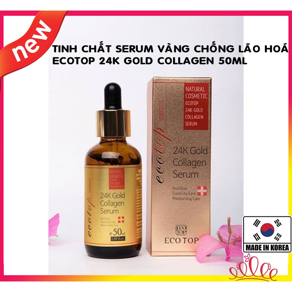 Tinh Chất Serum Vàng Chống Lão Hoá 24k Gold Collagen Ecotop 50ml