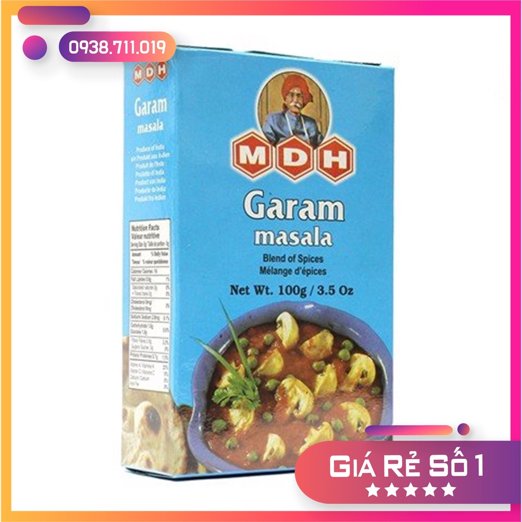 Bột Gia Vị Ấn Độ Garam Masala 100gr
