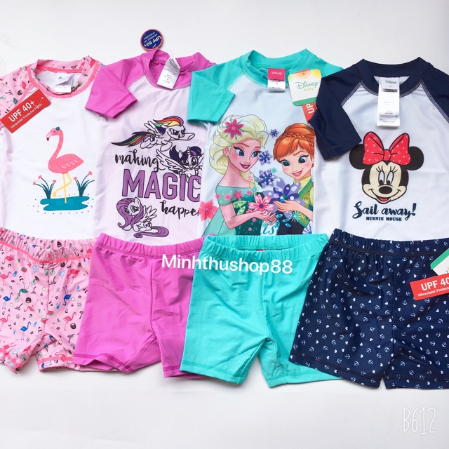 HOT SALE!! Bộ bơi bé gái hàng xuất xịn sz 2-10y