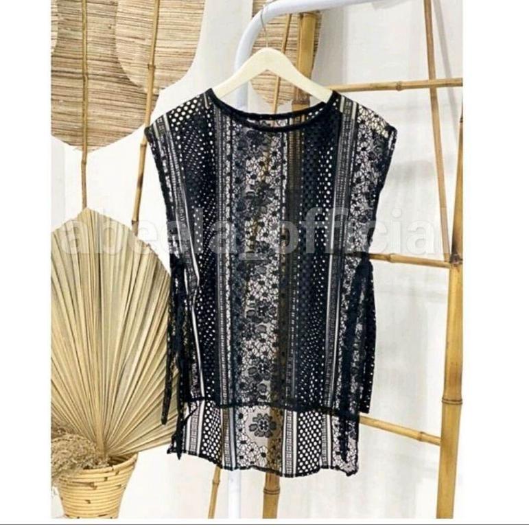 Áo Ghi Lê Phối Ren Thời Trang Cho Nữ 5876)