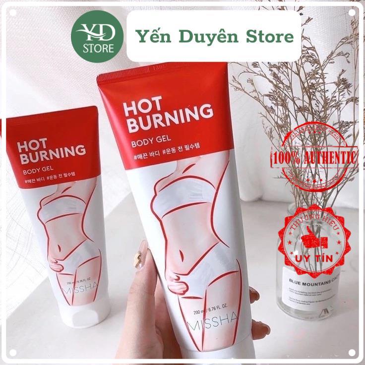 Kem Tan Mỡ Bụng Đùi Missha Hot Burning Perfect Body Gel Hàn Quốc - Gel Giảm Rạn Nứt Sau Sinh