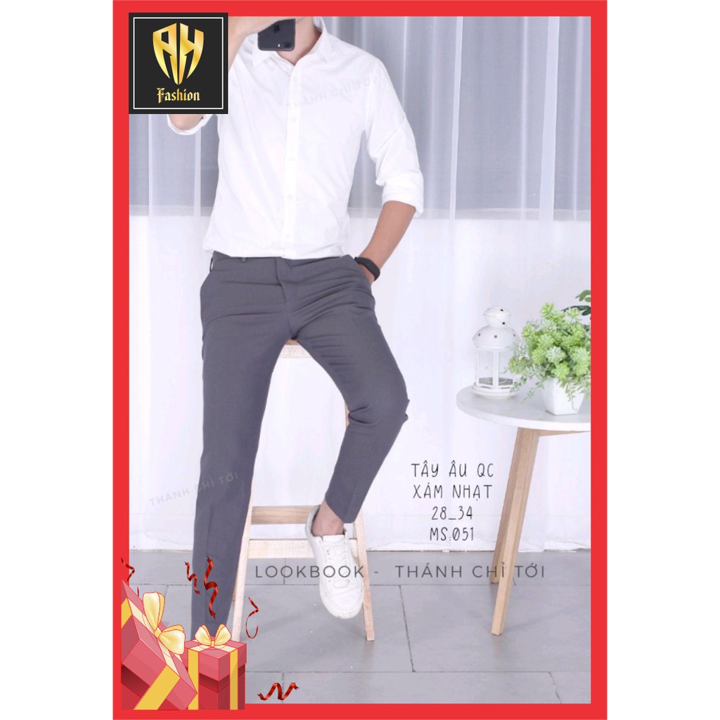 [FREESHIP]_Quần tây âu hàn quốc dáng ôm vải cao cấp 4 màu giá xưởng | BigBuy360 - bigbuy360.vn