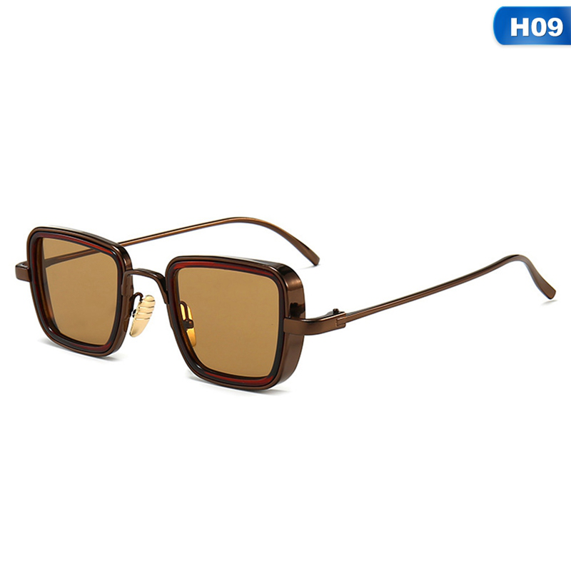 Kính mát kim loại thiết kế gọng vuông hợp thời trang cho nam | BigBuy360 - bigbuy360.vn