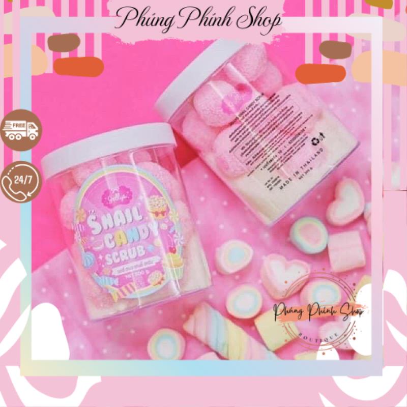 { HÀNG NỘI ĐỊA THÁI} KẸO TTBC TẨY Tế Bào Chết Snail Candy Ốc Sên