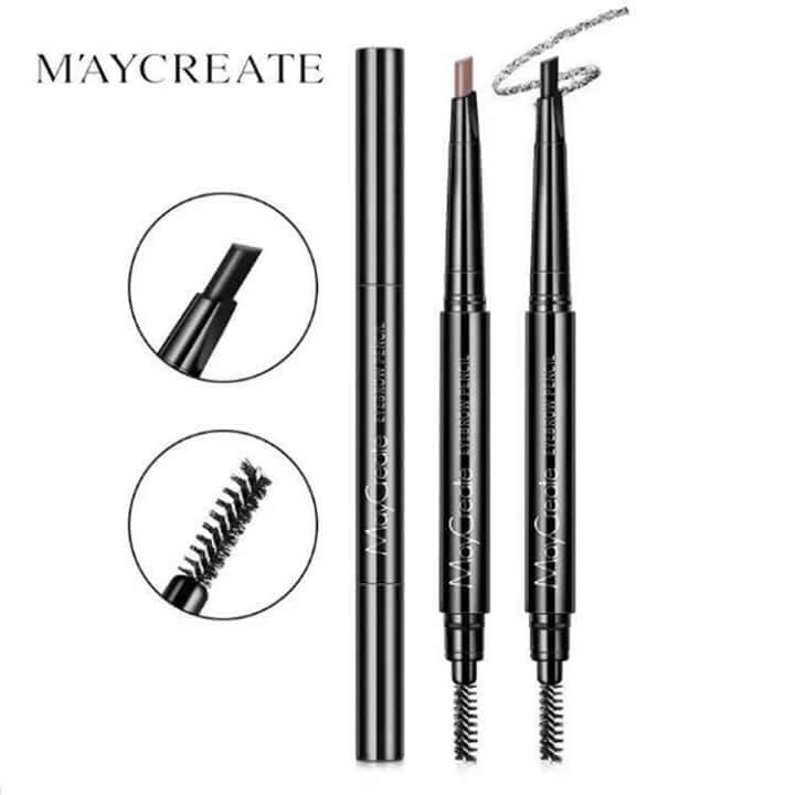 Chì Kẻ Mày 2 Đầu MayCreate Eyebrow Pencil