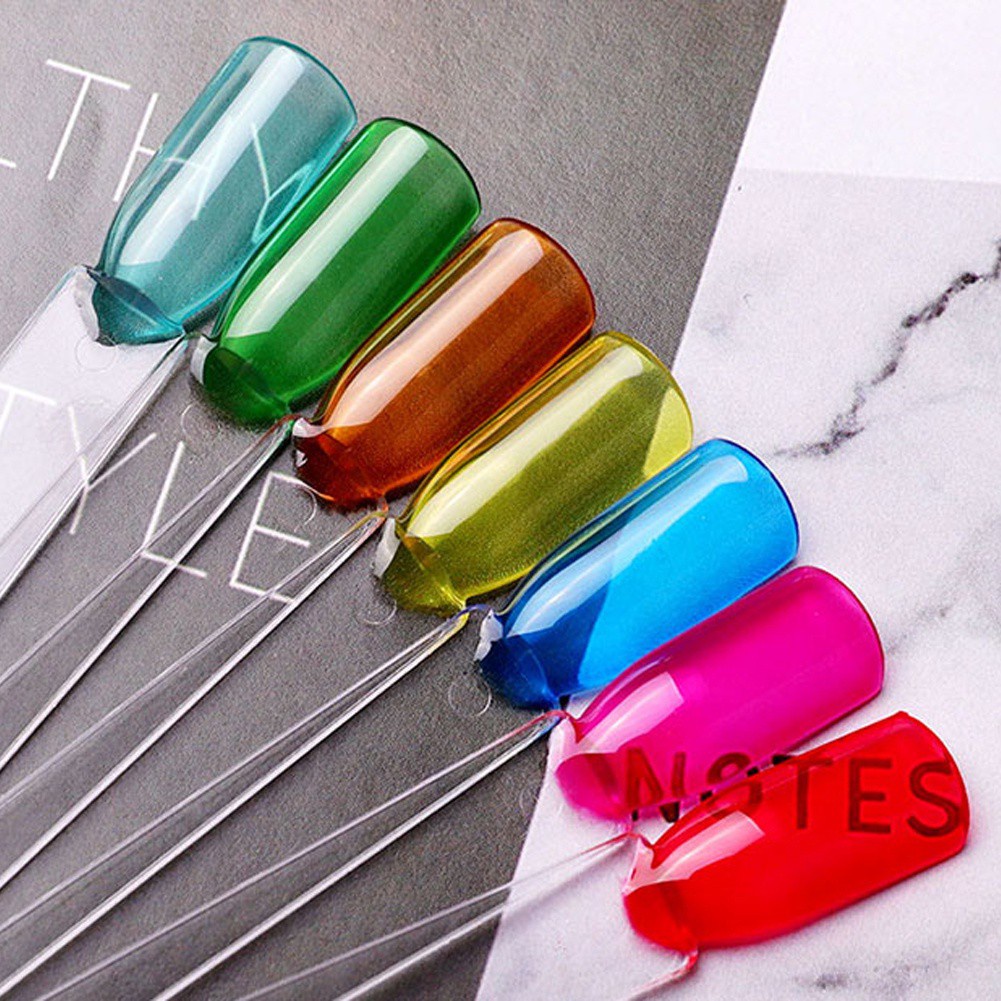 [Hàng mới về] Sơn móng tay gel uv trong suốt 8ml 18 màu sắc tùy chọn