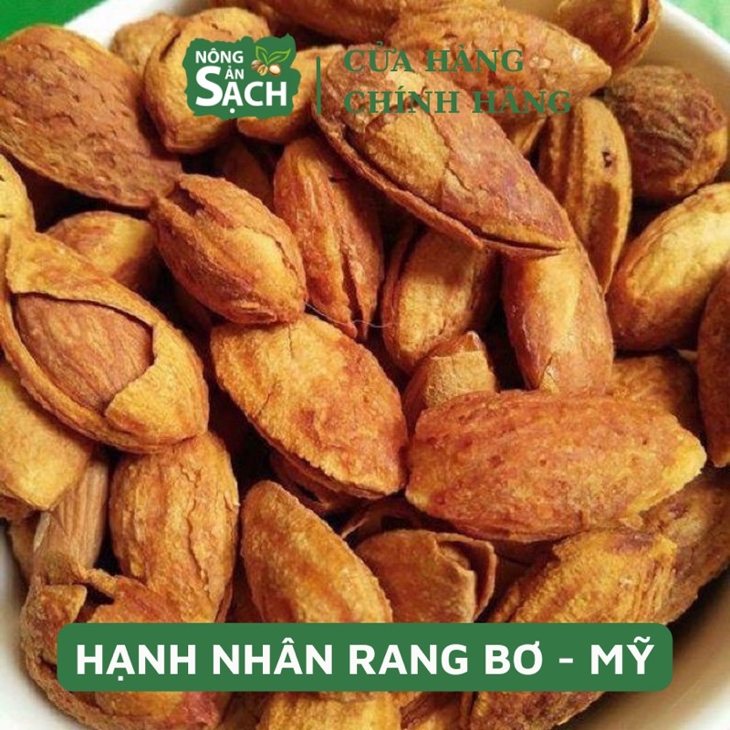 [Mã 254FMCGSALE giảm 8% đơn 500K] 500G Hạt Hạnh Nhân Rang Bơ 100% Nhập Khẩu Mỹ