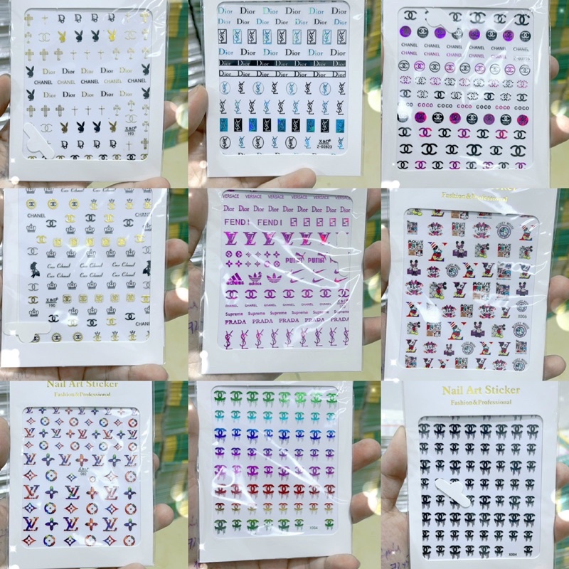 Sticker trang trí móng mua 10 tặng 1 - LanChiNail