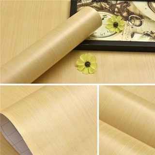 Combo 5m giấy dán tường vân gỗ BinBin DTL25