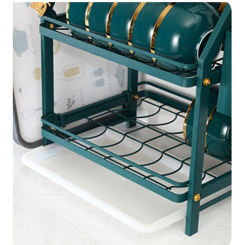 kệ bát. giá úp chén đĩa. kệ bát xanh cổ vịt kèm ống đũa là giá troe thớt. kệ úp chén đĩa màu xanh cổ vịt. giá úp bát