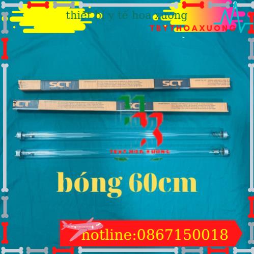 [Com Bo Máng + Bóng UV 60cm ] Đèn Cực Tím Diệt Khuẩn Không Khí Inox Việt Nam