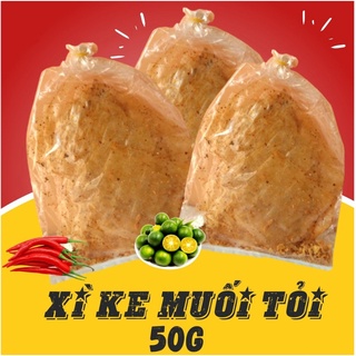 Bánh Tráng Tây Ninh Muối Nhuyễn Phơi Sương Xì Ke Trộn Tỏi Xike 50gr ANANFOODS XKTN50
