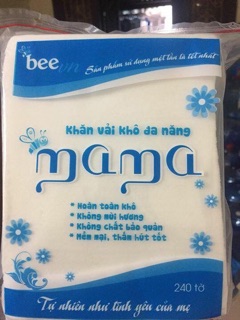 Khăn vải khô đa năng 240 tờ