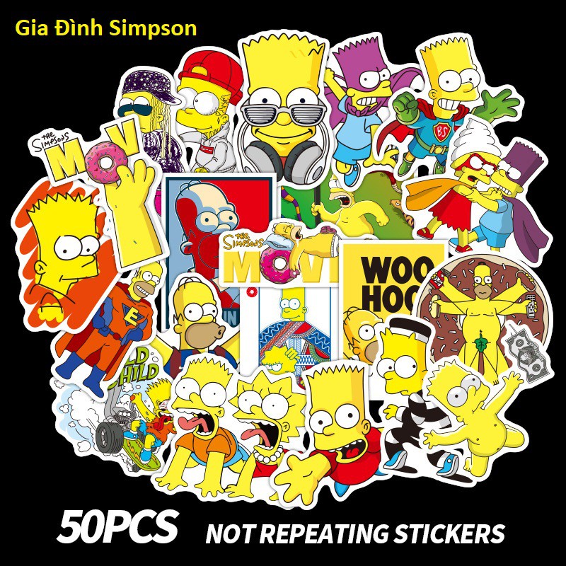 [BỘ SƯU TẬP 1] Combo Sticker Anime Cartoon Avenger chống nước dán mũ bảo hiểm vali đồ dùng cực đẹp