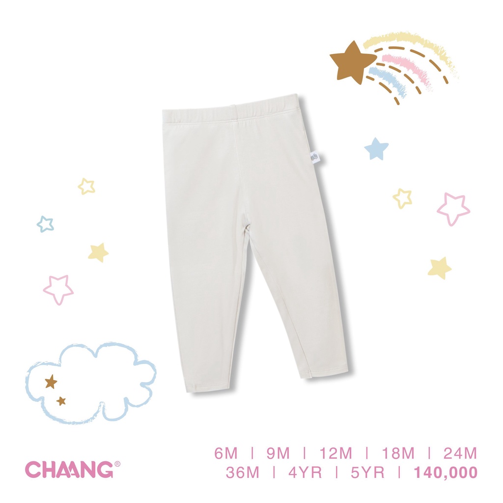 [CHAANG] Quần Legging Chất Liệu Cotton Cho Bé Gái 6m-5y Hàng chính hãng