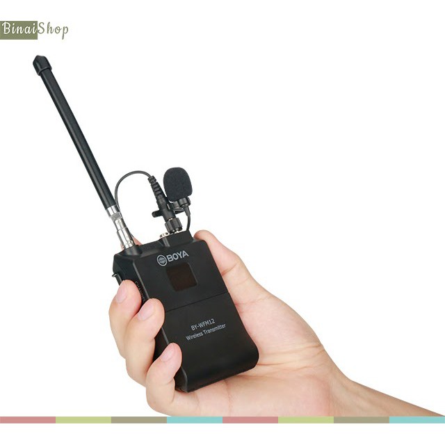 [Mã ELHACE giảm 4% đơn 300K] Micro không dây VHF cho máy ảnh Boya BY-WFM12