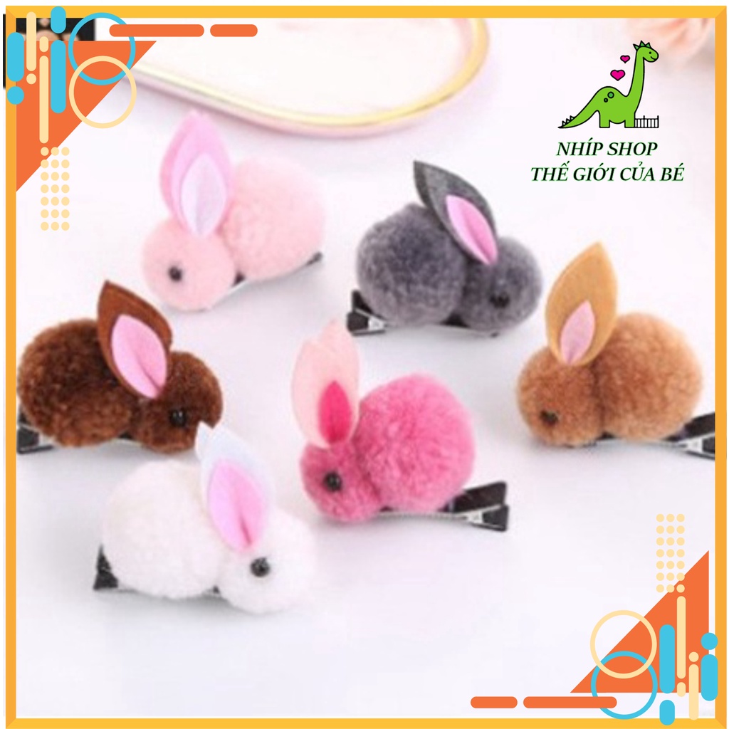 Kẹp Tóc Hình Thỏ hình Bướm hình Lá Cây Dễ Thương Cho Nữ Phong cách Hàn Quốc