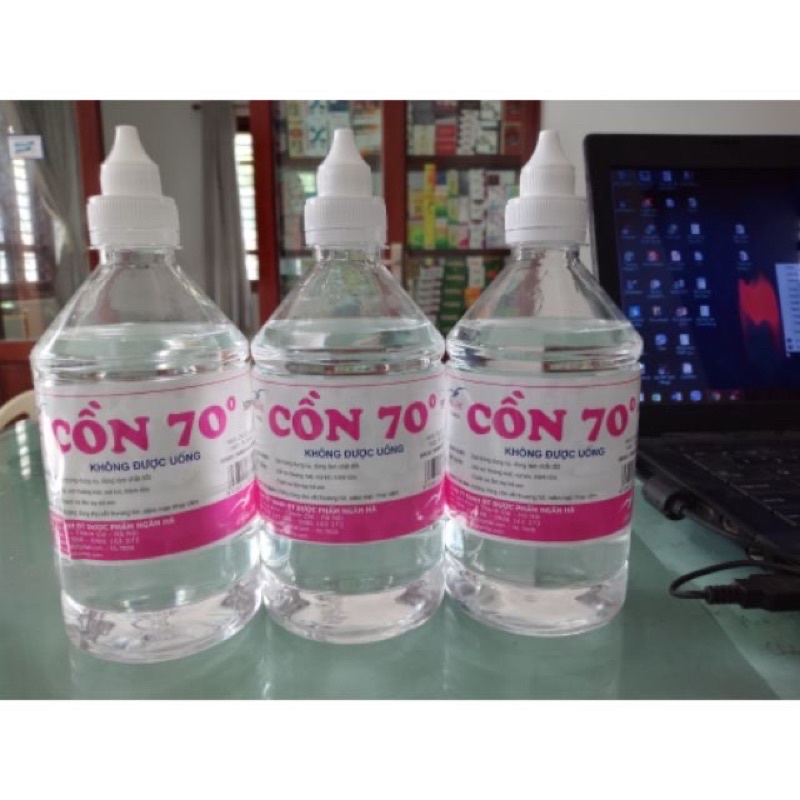 Cồn 90, 70 độ Dùng để sát khuẩn trong spa, thẩm mỹ viện 500ml