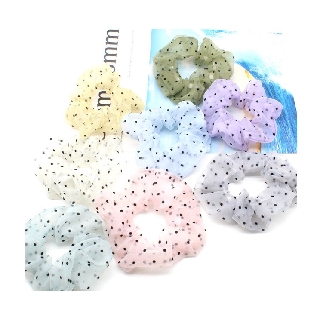 Scrunchies họa tiết chấm bi