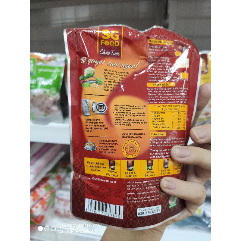 (Mua 1 tặng 1)Cháo tươi dinh dưỡng Sài Gòn Food cho bé đủ vị từ 6,10,12 tháng cho bé