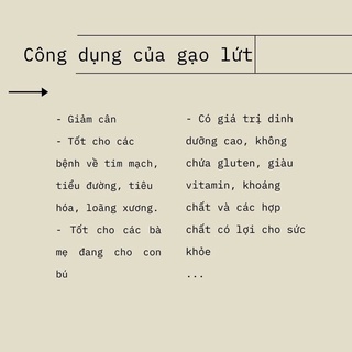 BỘT GẠO LỨT