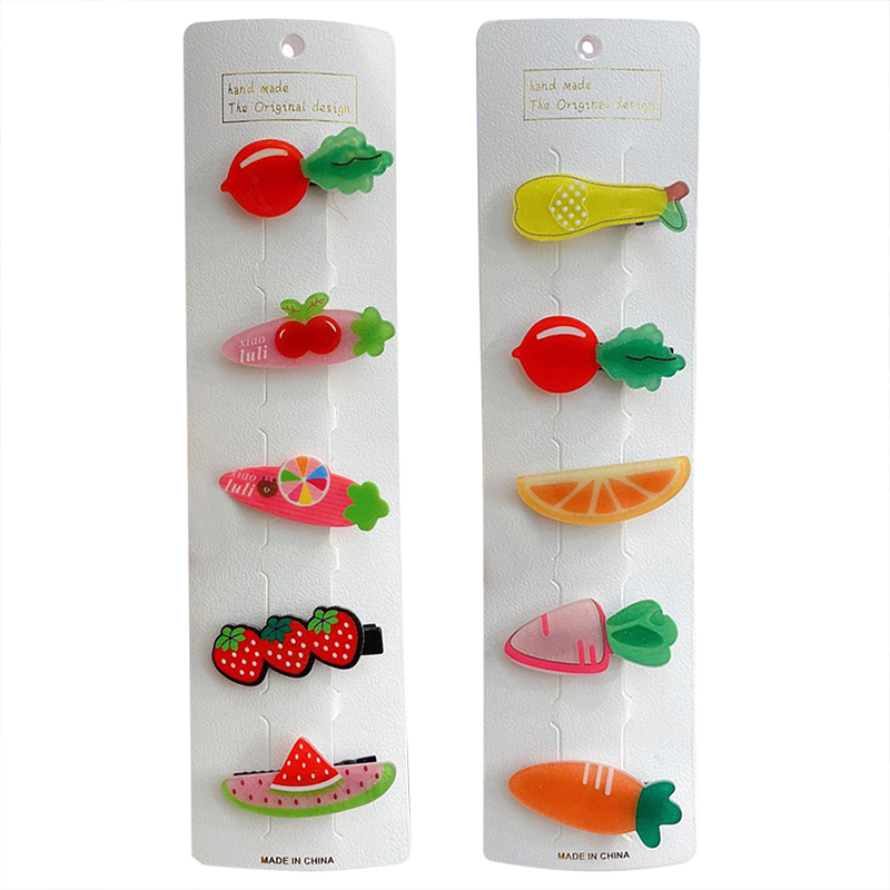 Kẹp Tóc Hình Trái Cây Xinh Xắn Cho Bé Gái