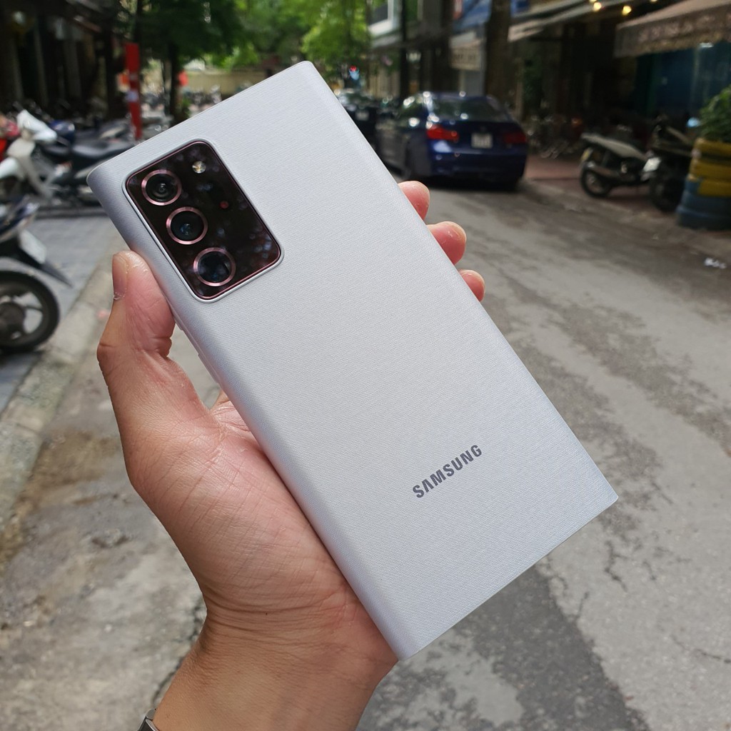 Bao Da Clear View Samsung Note 20 Ultra/ Ultra 5G ✅Vuốt Trả Lời ✅ Kháng Khuẩn Chính Hãng