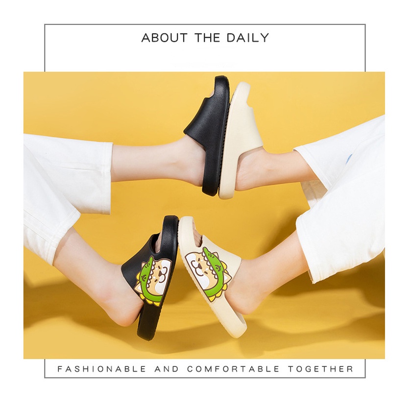 Dép Đi Trong Nhà Họa Tiết Hoạt Hình Xinh Xắn Phong Cách Xuân Hè Cá Tính