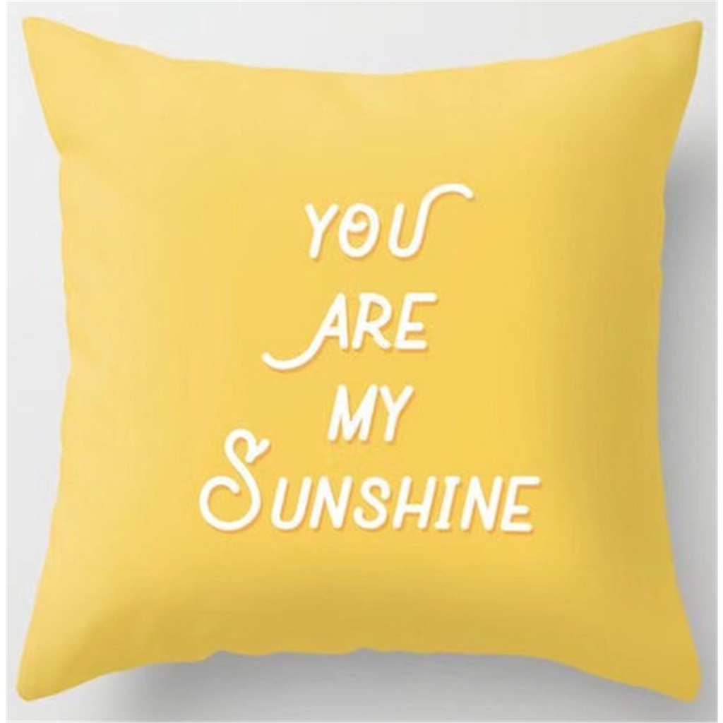 Vỏ gối sofa trang trí họa tiết màu vàng 70×70.60x60.50x50.45x45.40×40.
 | BigBuy360 - bigbuy360.vn