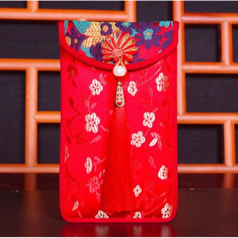 Bao lì xì vải thổ cẩm hàng cao cấp