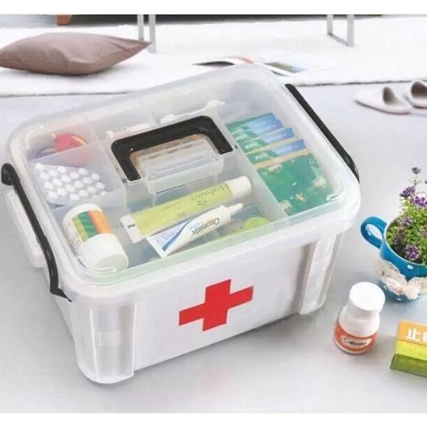 Hộp đựng y tế gia đình tiện ích HD Hando (kích thước 23 x 16 x 13 cm)