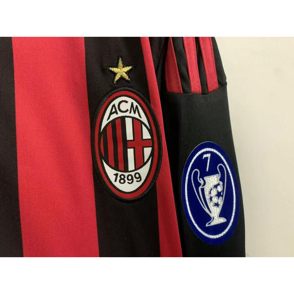 AC sân nhà 2009-10 dài tay/ngắn tay bóng đá tops S-2XL * tùy chỉnh&chất lượng cao *