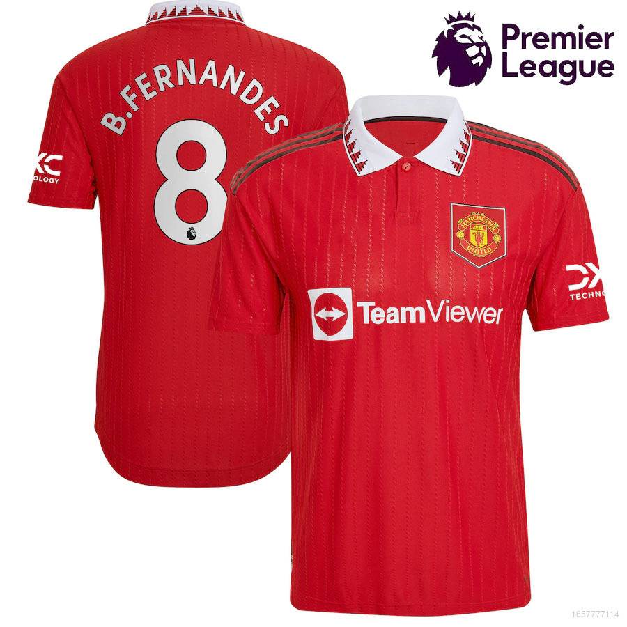 Áo Thun Thể Thao Tay Ngắn Plus 2022-2023 Polo MU Số 8 Fernandes