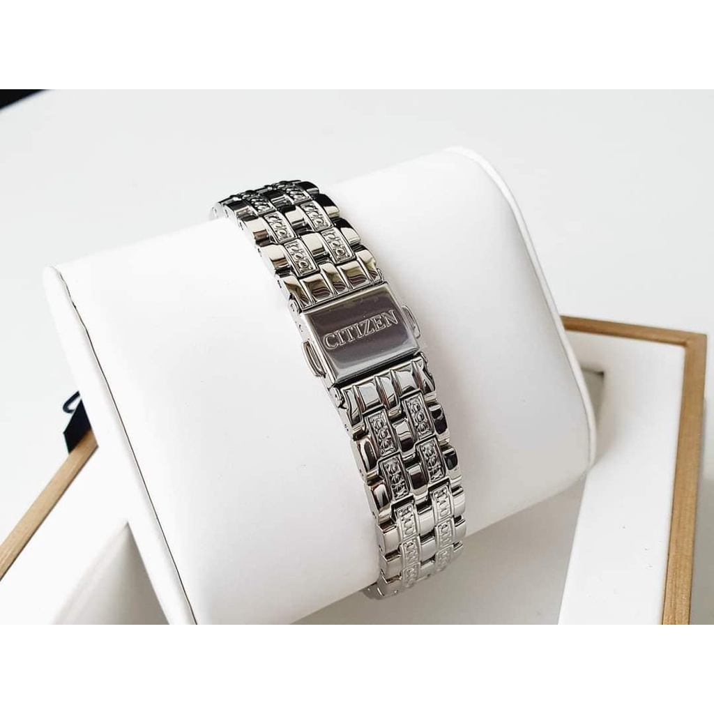Đồng hồ nữ cao cấp Citizen Eco-Drive EW2340-58A Crystal Accent Silver-Ton chính hãng