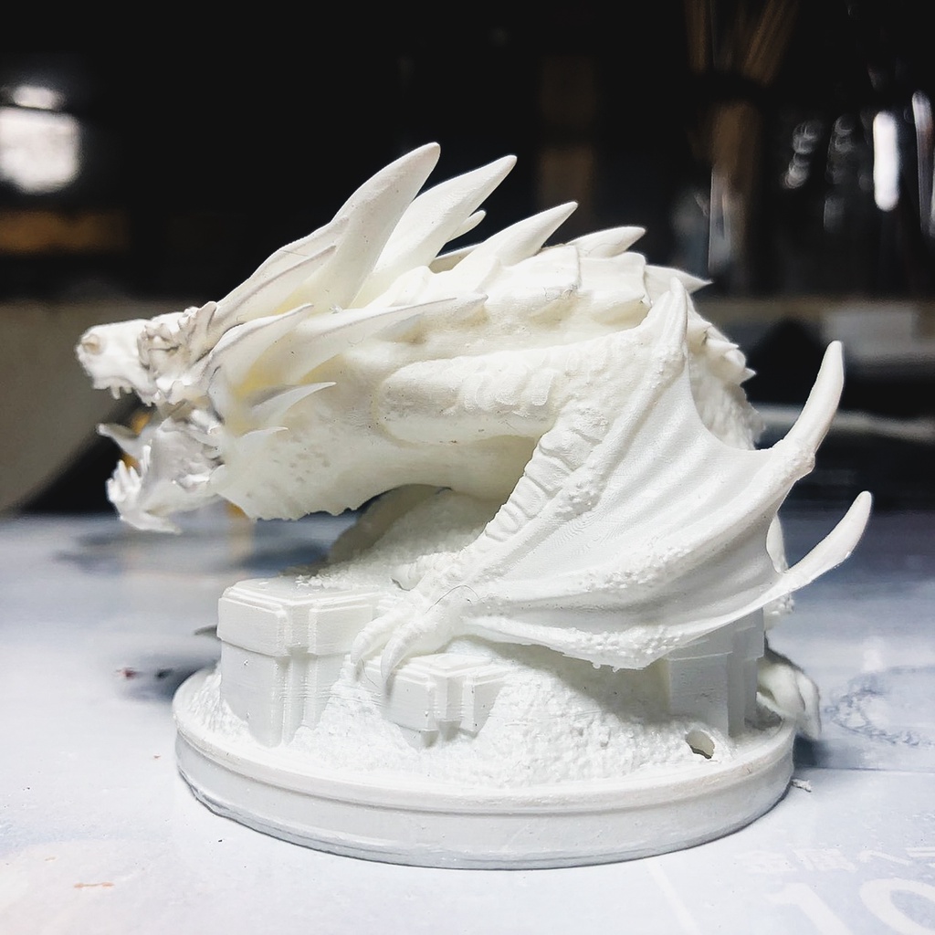 Mô Hình Rồng Smaug The Hobbit Bằng Chất Liệu Nhựa Resin - Cao 7cm