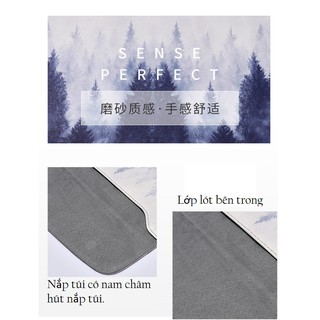 Túi chống sốc da cho Macbook.