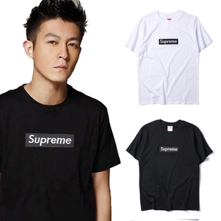 Áo Thun Tay Ngắn Cổ Tròn In Chữ Supreme Thời Trang Cho Nam Và Nữ