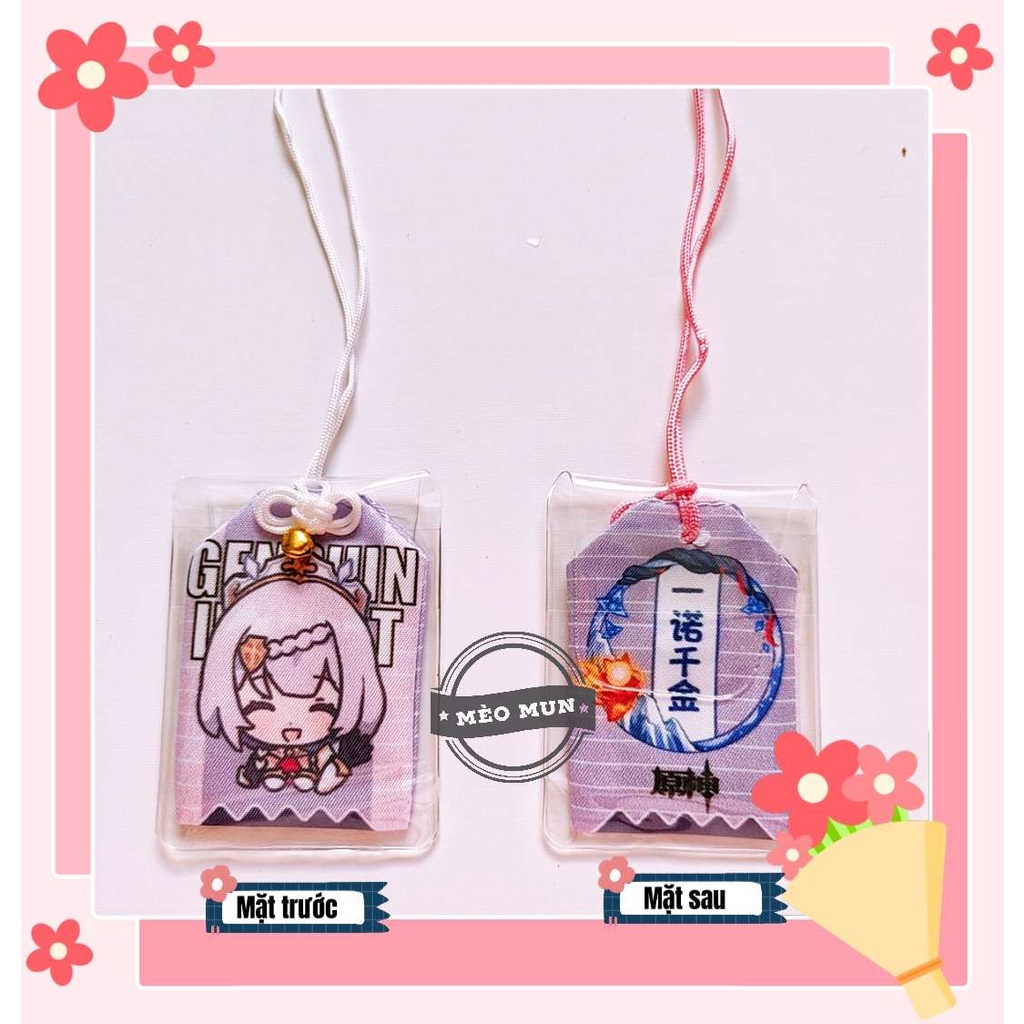 Túi may mắn Omamori nhân vật Noelle game Genshin Impact B1