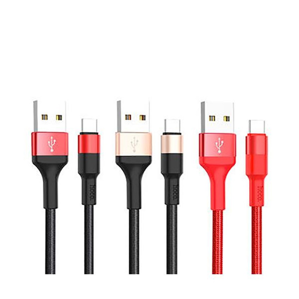 [Mã 2404EL10K giảm 10K đơn 20K] Cáp usb type-C Hoco X26 hỗ trợ sạc nhanh - dài 1M