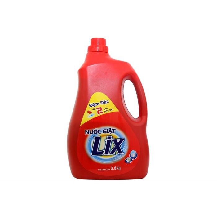 Nước Giặt Lix 3,8kg Hàng Chuẩn Công Ty Cho Hương Thơm Bền Lâu