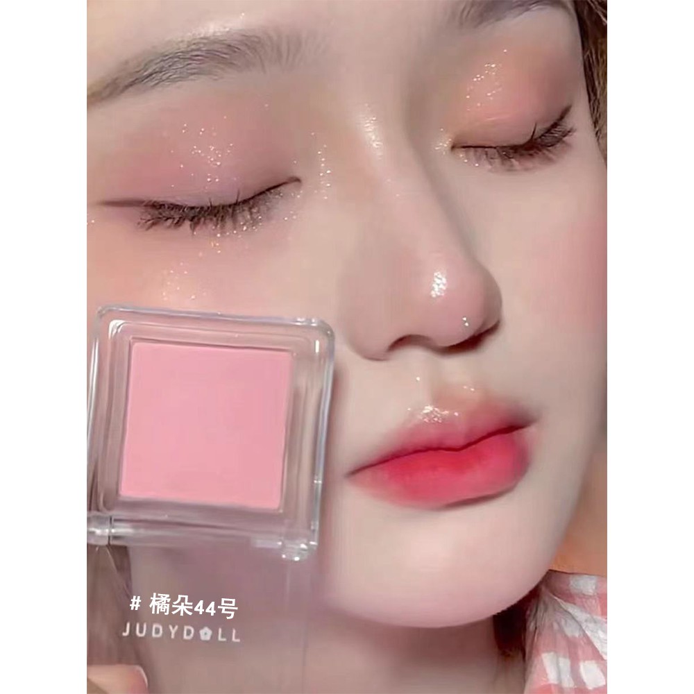 Phấn Má Hồng Judydoll 2 Tông Màu Đơn Sắc Tông Lì / Lấp Lánh