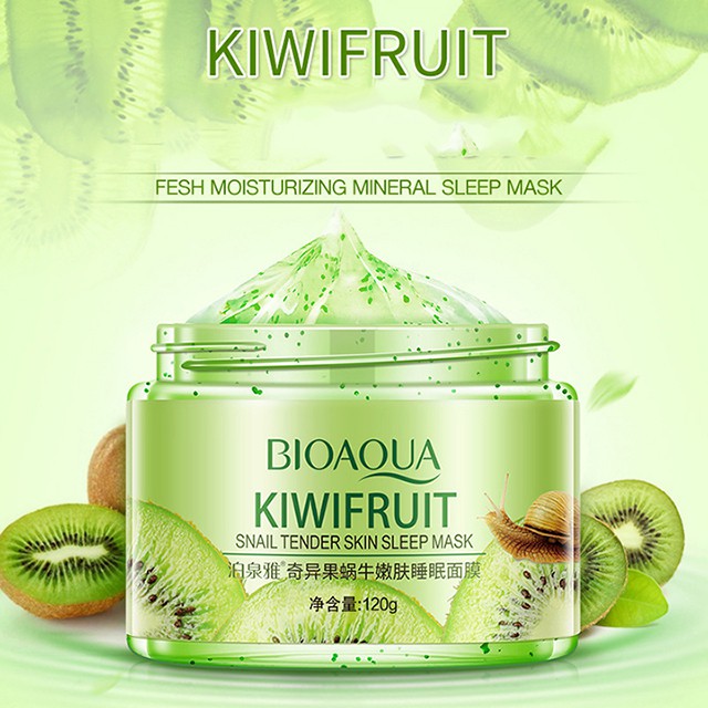 Mặt nạ ngủ Bioaqua HOA QUẢ (Kiwi & Lựu)