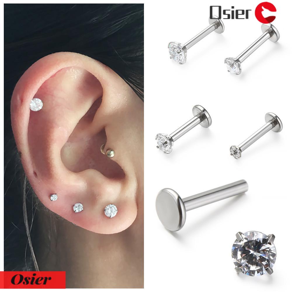 Khuyên Tai Đính Đá Zircon 1 Cái Thời Trang|Nhẫn Đeo Môi