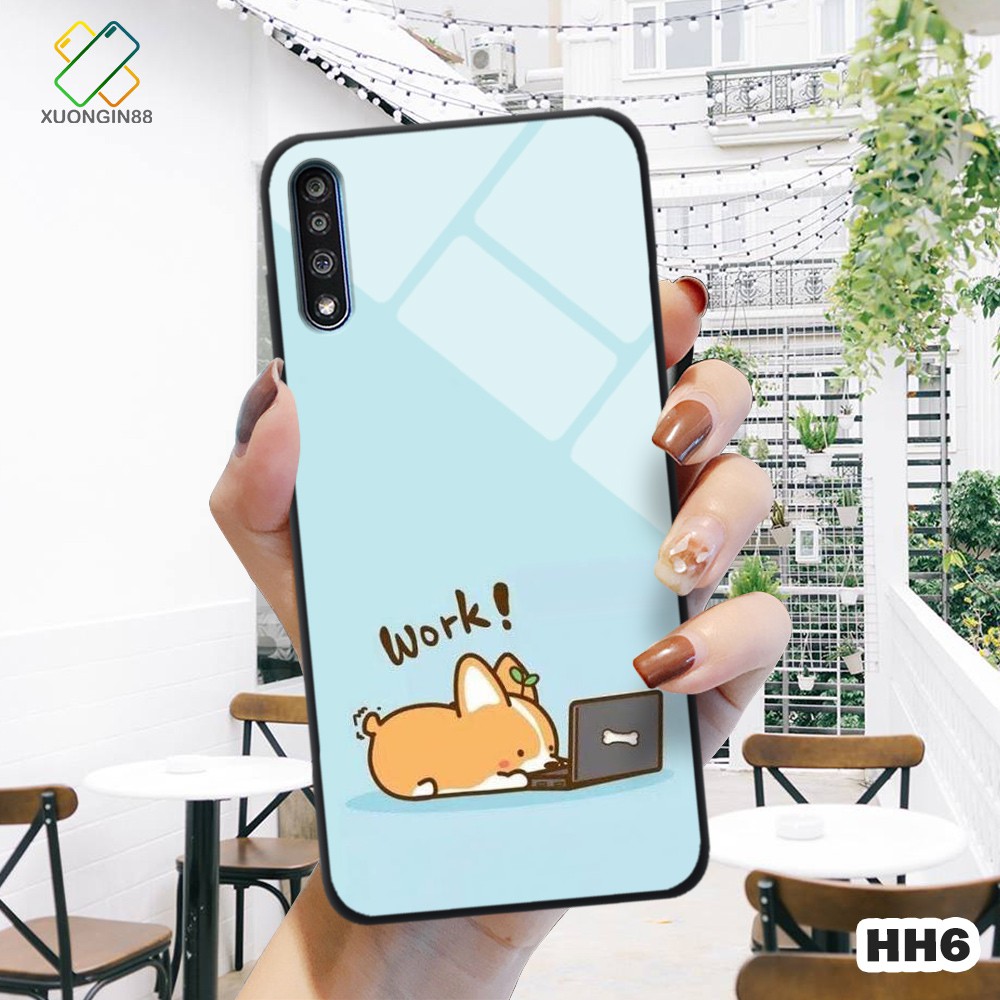 Ốp lưng VSMART LIVE kính cường lực hoạt hình cưng xỉu