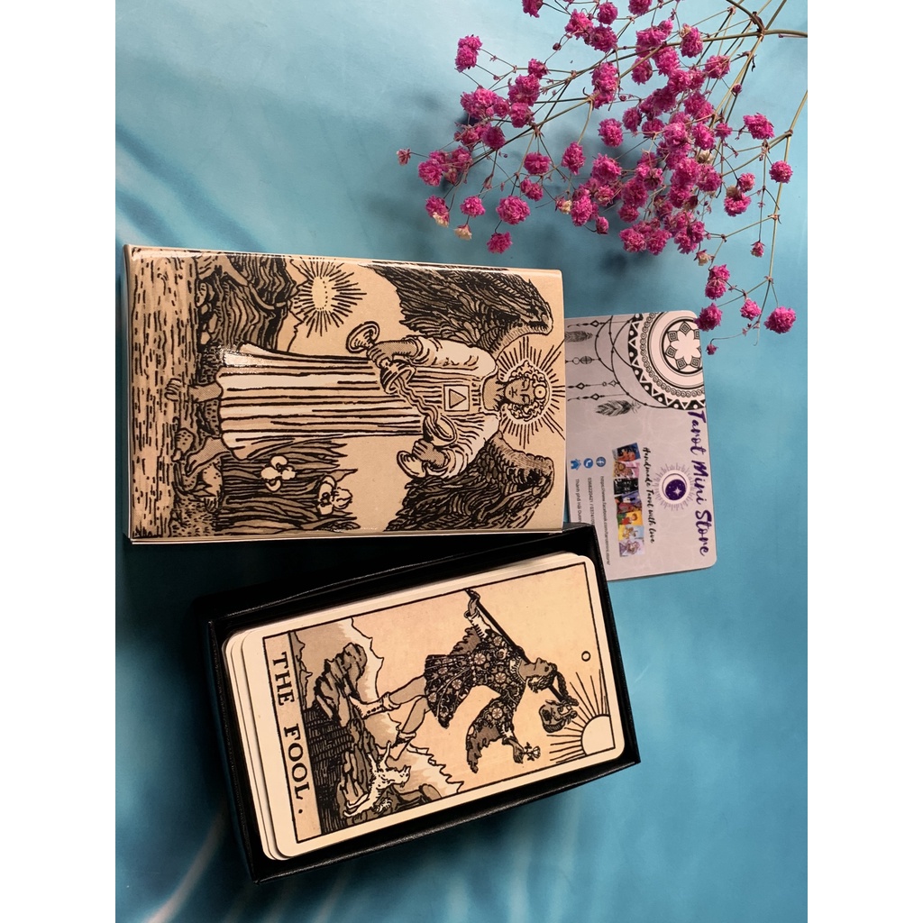 Bộ bài Rider Waite Tarot - Sepia Tone (HandMade)