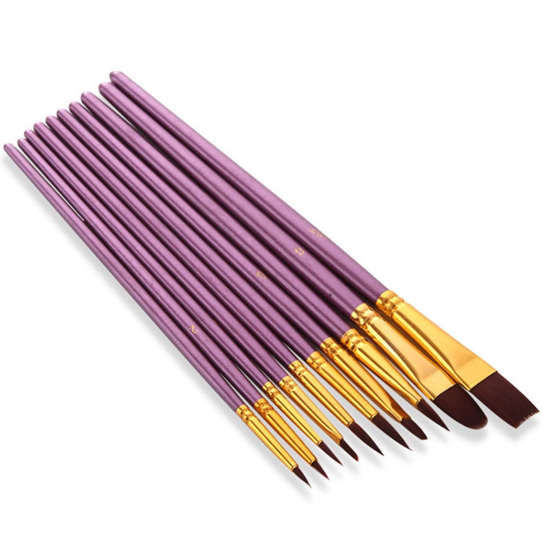 Va Bộ Cọ Vẽ Tranh Màu Nước Acrylic Hình Trứng Phục Sinh Mang Đi Được