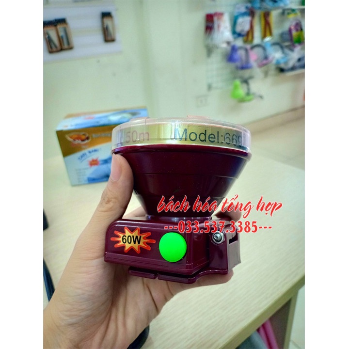 Đèn pin đội đầu chống nước, đèn đeo đầu siêu sáng KL 669