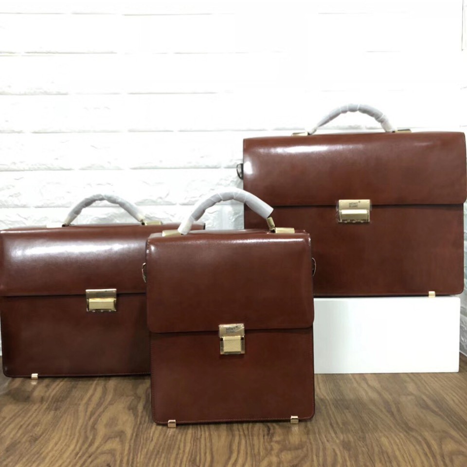 Túi đứng da thật khóa số