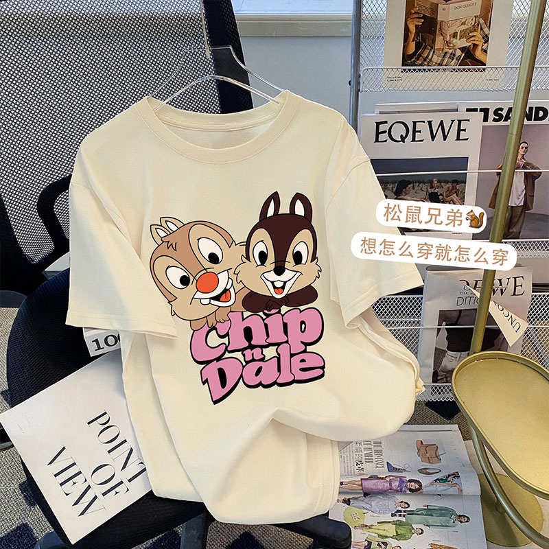 Áo thun HIIXIIVI 100% cotton tay ngắn cổ tròn phong cách Hàn Quốc thời trang mùa hè 2022 cho nữ